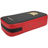 Akozon Kick Pad de Taekwondo MMA Mitts Pad PU Kick Punching Training Glove Herramienta de Tren de Escudo de Patadas(Rojo…